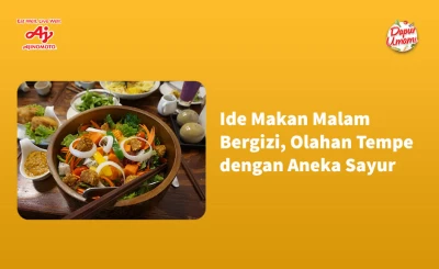 Ide Makan Malam Bergizi, Olahan Tempe dengan Aneka Sayur